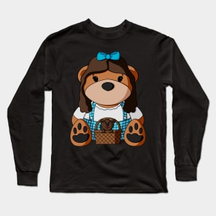 Oz Dorothy and Toto Teddy Bear Long Sleeve T-Shirt